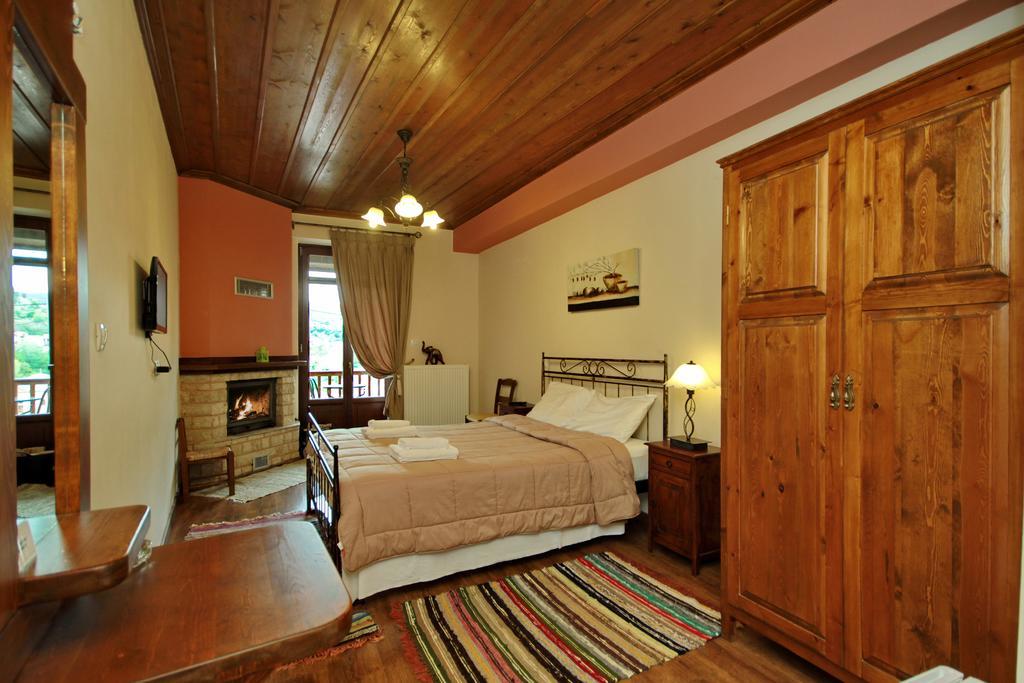 Double Room Balcony Fireplace