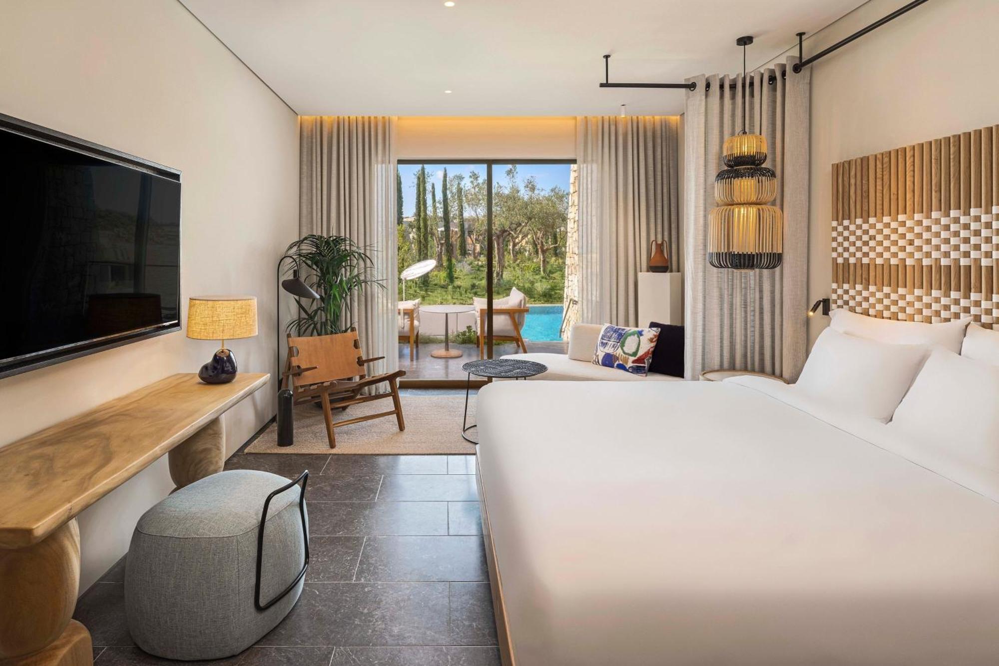 Premier Infinity Swim up Guest room Garden view Terrace