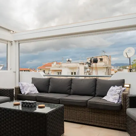 Nafplio Getaway Rooftop Terrace With Unobstructed Views Of Palamidi Castle Fortress!-2